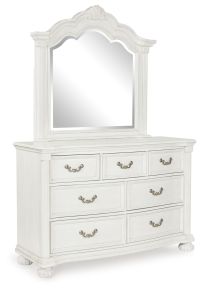 Benchcraft® B795B1 Montelaine - Dresser And Mirror - Antique White