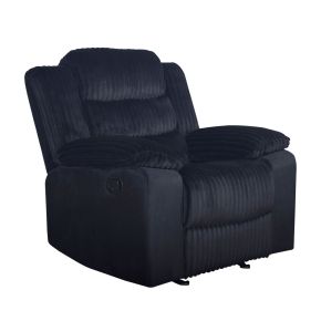 New Classic U1816-13-BLK Willow - Glider Recliner - Black