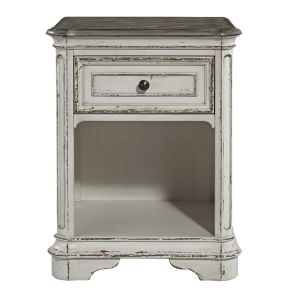 Liberty Furniture 244-BR62 Magnolia Manor - 1 Drawer Nightstand - White