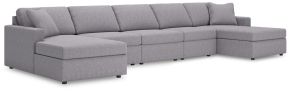 Ashley Furniture 92104S125 Ashley Furniture 92104S125 Modmax - 5-Piece Double Chaise Sectional - Granite