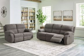 Signature Design by Ashley® 66502/88/86 Scranto - 2 Pc. - Reclining Sofa, Reclining Loveseat - Brindle