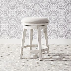 Liberty Furniture 406W-OT9003 Modern Farmhouse - Console Swivel Stool - White