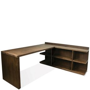 Riverside Furniture 28033-28034 Perspectives - Return Desk - Brushed Acacia - Wood