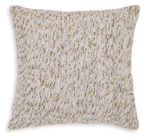 Signature Design by Ashley® A1001068P Abler - Pillow - Ivory / Gray / Gold