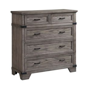 Intercon FG-BR-N4905M-STE-C Forge - Media Chest - Brushed Steel