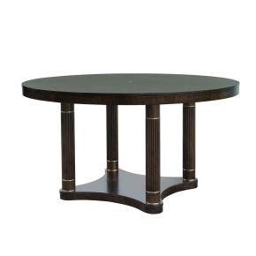 Pulaski Furniture P393-DR-K1 Asher Park - Round Dining Table - Piano Brown