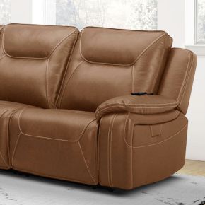 Liberty Furniture 7018BU-43RP Callihan - R Arm Recliner P3 & ZW - Brown