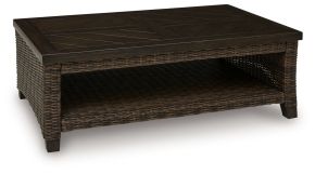 Signature Design by Ashley® PCP760-701 Monterey Point - Rectangular Cocktail Table - Dark Brown