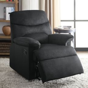 ACME 00701 ACME 00701 Arcadia - Motion Recliner - Black Woven Fabric