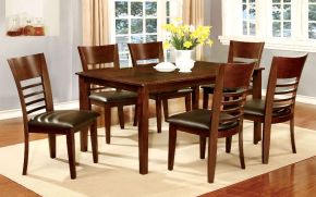 Furniture of America CM3916T-60 Hillsview - Dining Table - Brown Cherry / Espresso