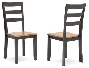 Signature Design by Ashley® D396-01 Gesthaven - Natural / Brown - Dining Room Side Chair (Set of 2)
