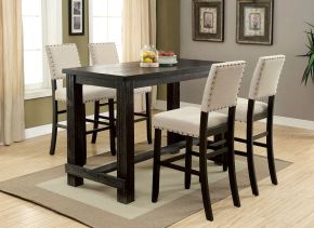 Furniture of America CM3324BK-BT-VN Sania - Bar Table - Antique Black