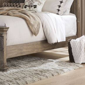 Liberty Furniture 502-BR90 Carlisle Court - Panel / Poster Bed Rails - Medium Brown