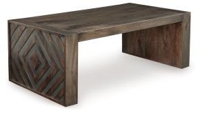 Signature Design by Ashley® T567-1 Dreggan - Rectangular Cocktail Table - Brown