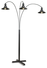 Signature Design by Ashley® L725059 Sheriel - Metal Arc Lamp - Black