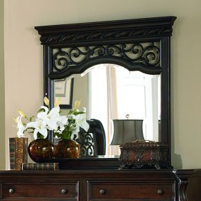 Liberty Furniture 575-BR51 Arbor Place - Landscape Mirror - Dark Brown