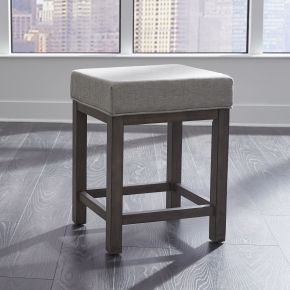 Liberty Furniture 686-OT9001 Tanners Creek - Upholstered Console Stool (Set of 3) - Dark Gray
