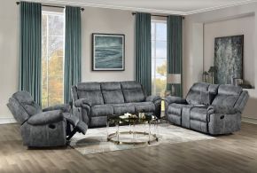ACME 55026 Zubaida - Loveseat - 2-Tone Gray Velvet