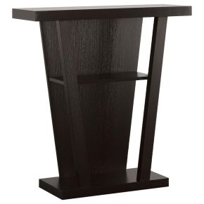 CoasterEveryday 950136 Evanna - 2-Shelf Engineered Wood Console Table - Cappuccino