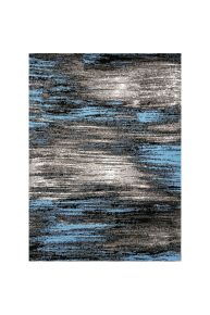 Furniture of America RG5185S Sivas - 5' x 7' Area Rug - Gray / Blue