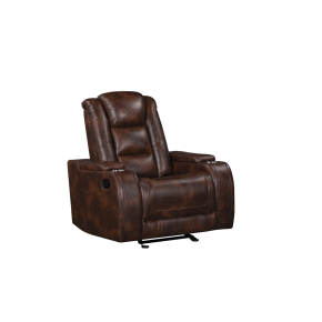 New Classic U5483-13-BRN Chester - Glider Recliner - Brown