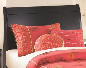 Ashley Furniture B128-63 Huey Vineyard - Twin Sleigh Headboard - Black