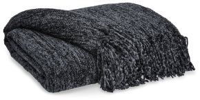 Signature Design by Ashley® A1001027 Tamish - Black - Throw (Set of 3)