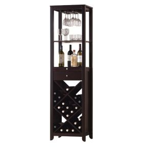 ACME 12244 Casey - Wine Cabinet - Wenge