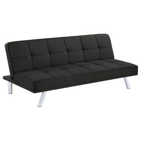 CoasterEveryday 360281 Joel - Upholstered Tufted Convertible Sofa Bed - Black