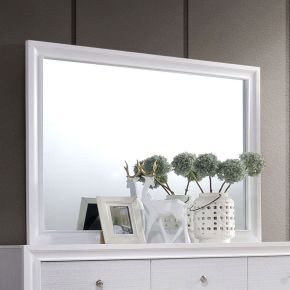 Furniture of America CM7552M Chrissy - Mirror - White