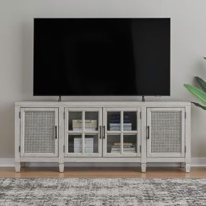 Liberty Furniture 271W-TV82 Caruso Heights - 82" TV Console - White
