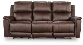 Signature Design by Ashley® PCU1200115 Bleckley - Power Reclining Sofa With Adjustable Headrest - Espresso