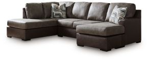 Signature Design by Ashley® PC62703S1 Castille Way - 2-Piece Sectional With LAF Corner Chaise - Fossil