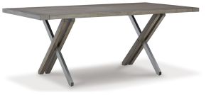 Ashley Furniture D766-25 Krystanza - Rectangular Dining Room Table - Weathered Gray