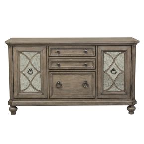Liberty Furniture 412-HO120 Simply Elegant - Credenza - Heathered Taupe