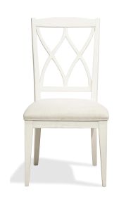 Riverside Furniture 59397 Myra - Back Upholstered Side Chair (Set of 2) - Paperwhite