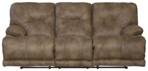 Catnapper 4381-1228/49-1328/49 Catnapper 4381-1228/49-1328/49 Voyager - Fabric Lay Flat Reclining Sofa - Brandy