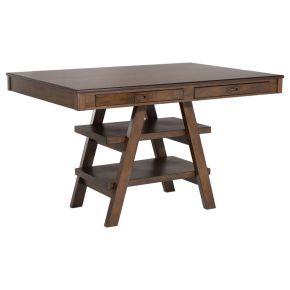 CoasterEssence 115208 Dewey - Rectangular Counter Height Dining Table - Walnut