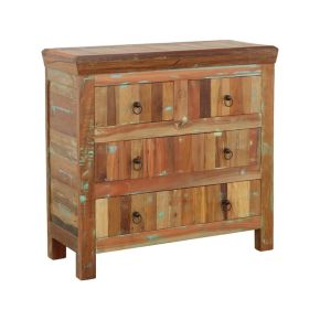 CoasterElevations 950366 Harper - 4-Drawer Solid Reclaimed Wood Accent Cabinet - Brown