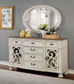Furniture of America CM3150WH-SV Arcadia - Server - Antique White