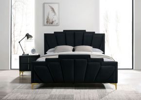 Furniture of America CM7411BK-Q-BED Florizel - Queen Bed - Black
