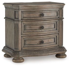 Signature Design by Ashley® B944-93 Ardenfield - Three Drawer Night Stand - Light Brown