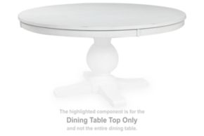 Signature Design by Ashley® PCD824-50T Greddinton - Round Dining Room Table Top - White