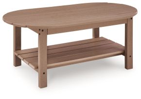 Ashley Furniture PCP422-700 Ashley Furniture PCP422-700 Grover Beach - Oval Cocktail Table - Driftwood