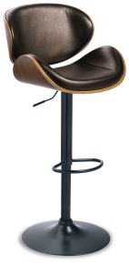Signature Design by Ashley® D120-530 Bellatier - Tall UPH Swivel Barstool - Brown