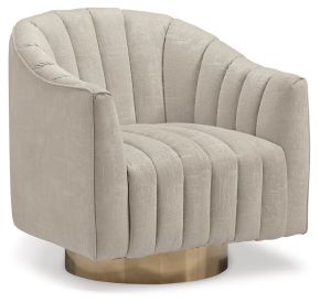 Signature Design by Ashley® A3000241 Penzlin - Swivel Accent Chair - Pearl