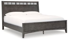 Signature Design by Ashley® B651B5 Montillan - Grayish Brown - California King Panel Bed