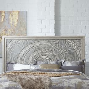 Liberty Furniture 902-BR15 Belmar - King Decorative Panel Headboard - Washed Taupe