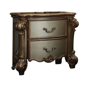 ACME 23003 Vendome - Nightstand - Gold Patina & Bone