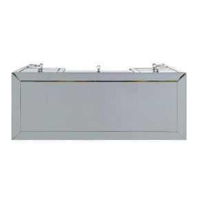 ACME 90055 Stephen - Accent Table - Mirrored & Chrome